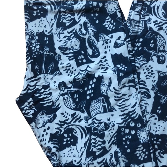 Mermaid LuLaRoe Leggings Rare Hard to Find Unicorn Size OS (2-10) New - Picture 3 of 5